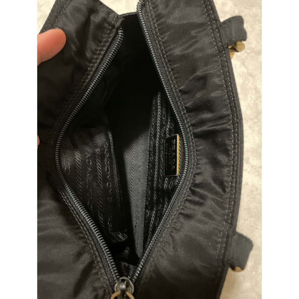 Prada Nylon Metal Handle Bag - Picture 11 of 14